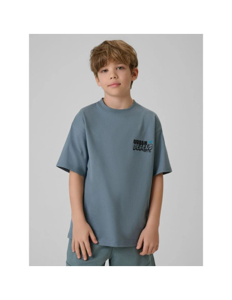 T-shirt bawełniany chłopięcy 4f 4fjrss26ttshm4175-46s