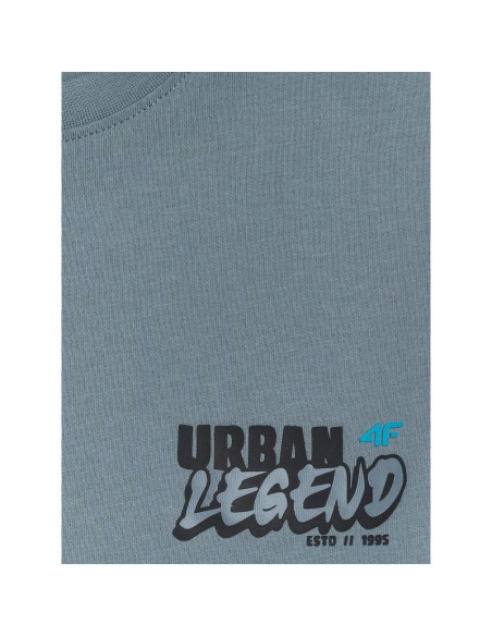 T-shirt bawełniany chłopięcy 4f 4fjrss26ttshm4175-46s