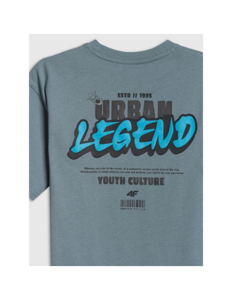 T-shirt bawełniany chłopięcy 4f 4fjrss26ttshm4175-46s