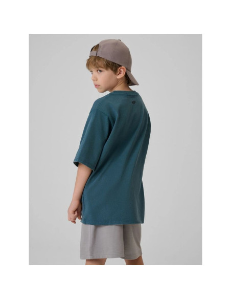 T-shirt bawełniany chłopięcy 4f 4fjrss26ttshm4279-46s