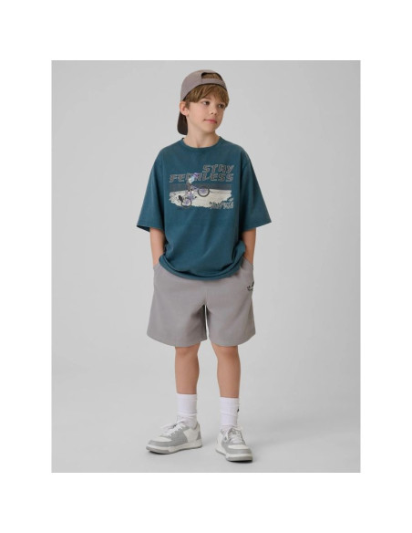 T-shirt bawełniany chłopięcy 4f 4fjrss26ttshm4279-46s
