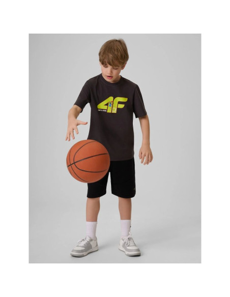 T-shirt bawełniany chłopięcy 4f 4fjrss26ttshm4280-22s