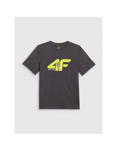 T-shirt bawełniany chłopięcy 4f 4fjrss26ttshm4280-22s