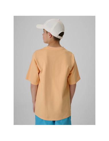 T-shirt bawełniany chłopięcy 4f 4fjrss26ttshm4167-70s