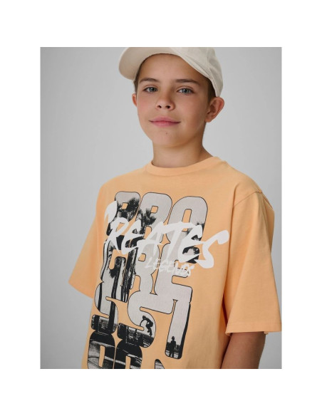 T-shirt bawełniany chłopięcy 4f 4fjrss26ttshm4167-70s