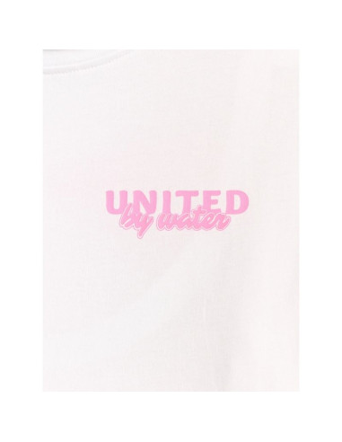 T-shirt loose z nadrukiem dziewczęcy 4f 4fjrss26ttshf3910-10s