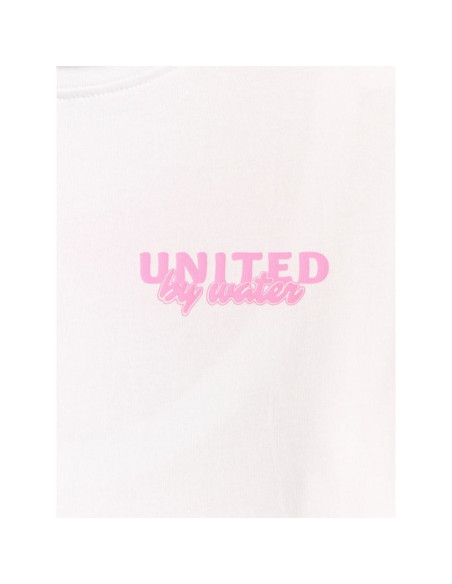 T-shirt loose z nadrukiem dziewczęcy 4f 4fjrss26ttshf3910-10s