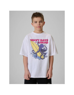 T-shirt bawełniany chłopięcy 4f 4fjrss26ttshm3904-10s