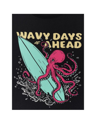 T-shirt bawełniany chłopięcy 4f 4fjrss26ttshm3904-20s