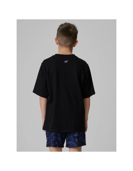 T-shirt bawełniany chłopięcy 4f 4fjrss26ttshm3907-20s