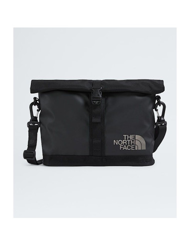 The north face base camp nylon, poliester czarny unisex torba na ramię