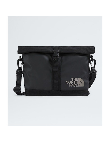 The north face base camp nylon, poliester czarny unisex torba na ramię