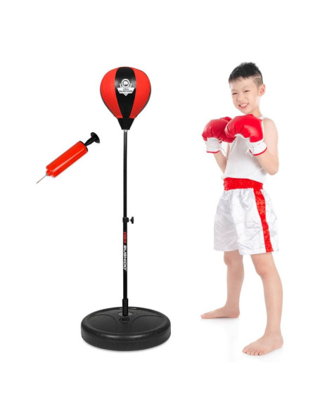 Stojąca gruszka bokserska dla dzieci dbx pro  72 - 102 cm czerwona