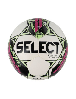 Piłka nożna select hala futsal attack v22 2 gatunek biało-różowa 17622/370016 2