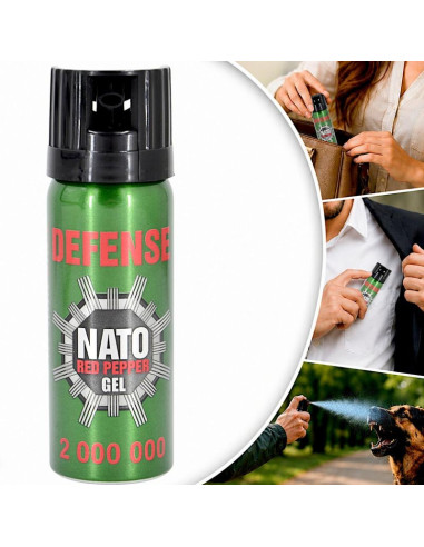 Gaz pieprzowy nato defence gel 2mln cone 50ml 41050-c sharg