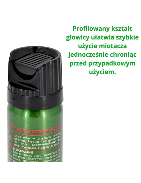 Gaz pieprzowy nato defence gel 2mln cone 50ml 41050-c sharg