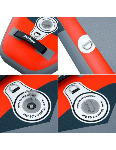 Deska do pływania sup rebel active rba4501 - pomarańczowa
