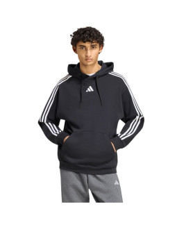 Bluza męska adidas essentials 3-stripes french terry hoodie czarna ky6605