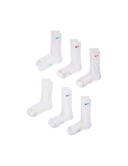 Skarpety nike everyday elevated 6 par białe hq8021 906 35-37,5