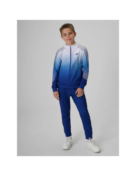 Bluza sportowa regular bez kaptura chłopięca 4f 4fjrss26tfswm1043-90a