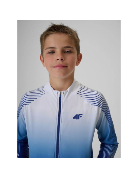 Bluza sportowa regular bez kaptura chłopięca 4f 4fjrss26tfswm1043-90a