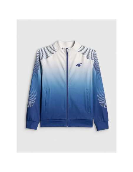 Bluza sportowa regular bez kaptura chłopięca 4f 4fjrss26tfswm1043-90a