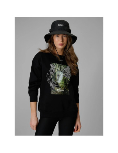 Bluza dresowa loose bez kaptura damska 4f 4frss26tswsf2837-20s