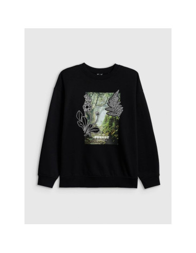 Bluza dresowa loose bez kaptura damska 4f 4frss26tswsf2837-20s