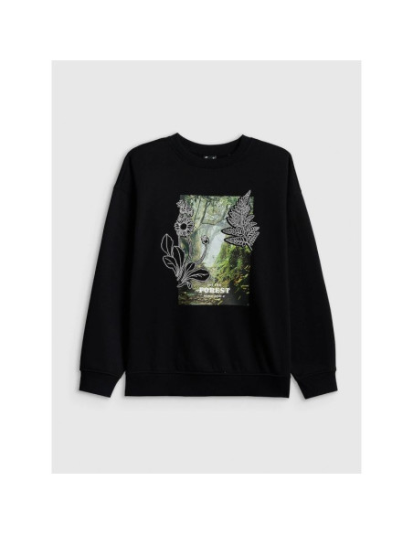 Bluza dresowa loose bez kaptura damska 4f 4frss26tswsf2837-20s
