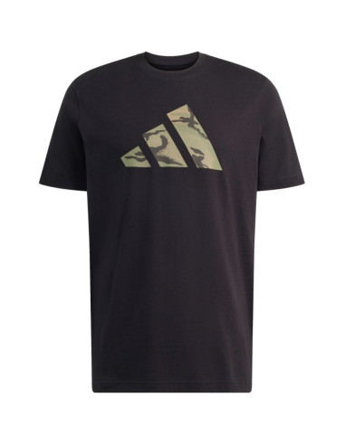 Koszulka męska adidas camo three bar logo graphic czarna kt1686