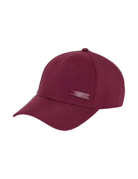 Czapka z daszkiem adidas lightweight cap metal bordowa kt4706