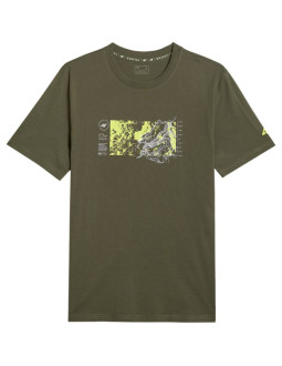 Koszulka męska 4f m2823 khaki 4fwss26ttshm2823 43s 2