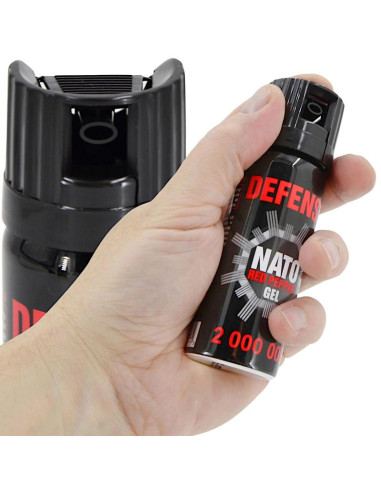 Gaz pieprzowy defence nato gel 2mln cone 50ml 40050-c sharg