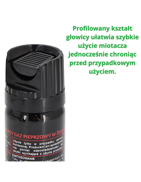 Gaz pieprzowy defence nato gel 2mln cone 50ml 40050-c sharg