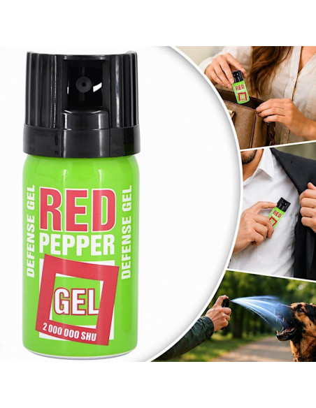 Gaz pieprzowy defence green gel 2mln shu stream 40ml 10040-s sharg