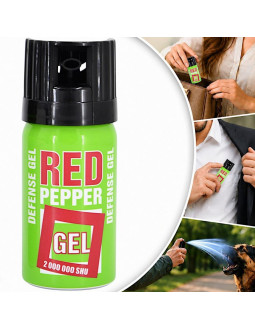 Gaz pieprzowy defence green gel 2mln shu cone 40ml 10040-c sharg