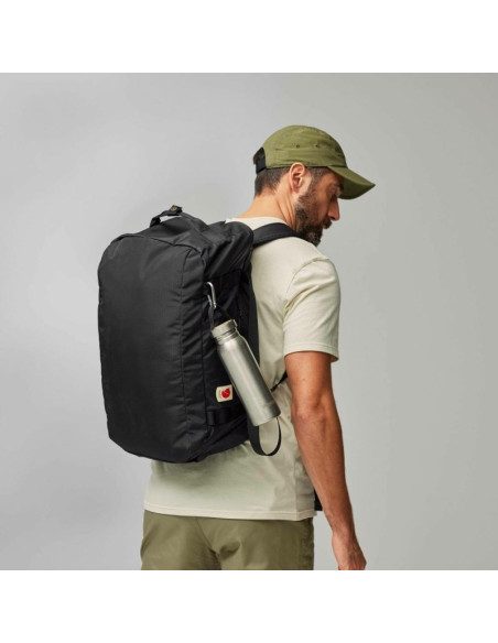 Fjällräven high coast duffel 36 sportowa torba 36 l poliamidowy czarny