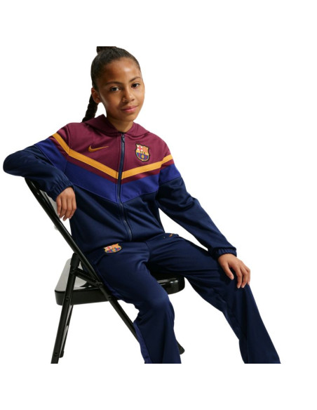 Dres dla dzieci nike fc barcelona home granatowo-bordowy io3566 682