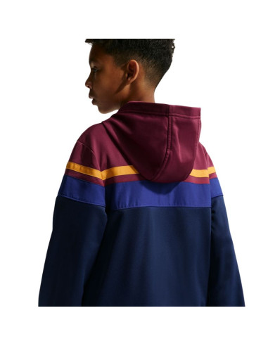 Dres dla dzieci nike fc barcelona home granatowo-bordowy io3566 682