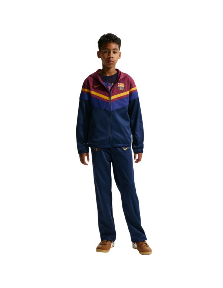 Dres dla dzieci nike fc barcelona home granatowo-bordowy io3566 682