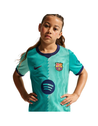 Koszulka dla dzieci nike fc barcelona stadium 2026/27 zielona ii6686 301
