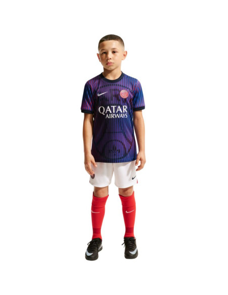 Koszulka dla dzieci nike paris saint-germain fioletowa iq6946 420