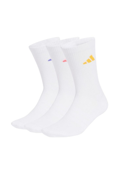 Skarpety adidas cushioned sportswear crew 3 pary białe kq6760