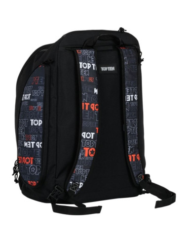 Plecak top ten "be4" czarno-czerwony 57 cm x 44 cm x 33 cm