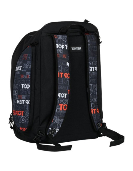 Plecak top ten "be4" czarno-czerwony 57 cm x 44 cm x 33 cm