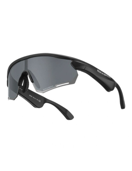 Okulary rowerowe rockbros sp-251 z zestawem audio bluetooth polaryzacyjne - czarne