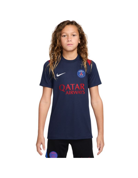 Koszulka dla dzieci nike paris saint-germain academy pro granatowa ii1664 410