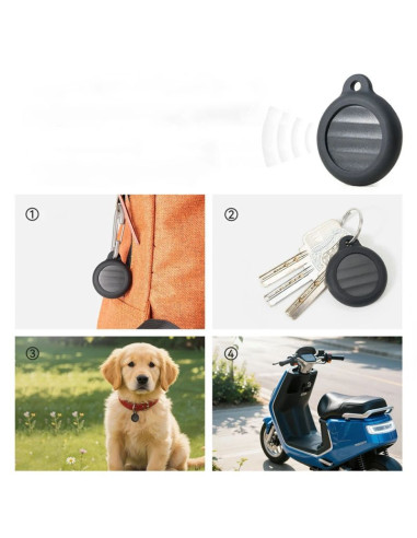 Lokalizator bluetooth rockbros rt1w apple find my - czarny