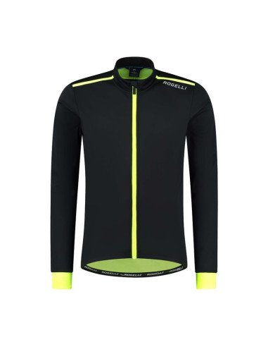 Rogelli kurtka zimowa core czarny-fluor 140-152