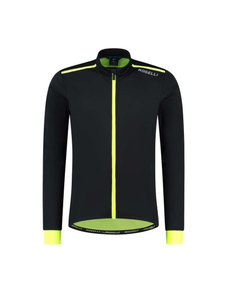 Rogelli kurtka zimowa core czarny-fluor 140-152